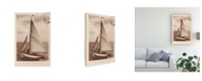 Trademark Global Wild Apple Portfolio Vintage Sailing Ii Sepia Canvas Art - 15" x 20"